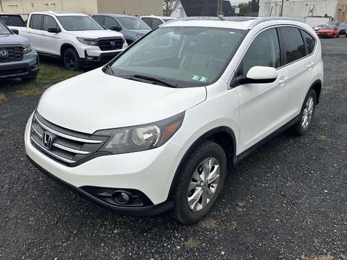White Diamond Pearl 2014 Honda CR-V EX-L