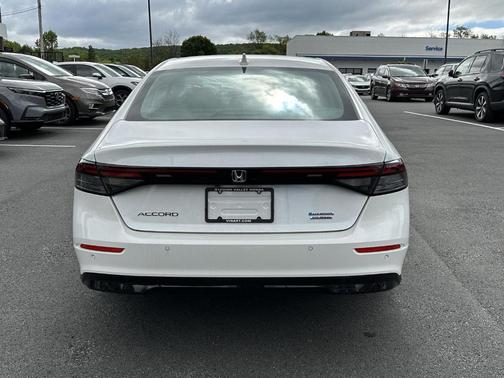 Platinum White Pearl 2026 Honda Accord Hybrid Touring