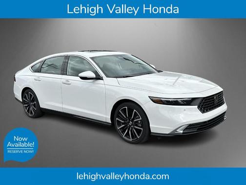 Platinum White Pearl 2026 Honda Accord Hybrid Touring