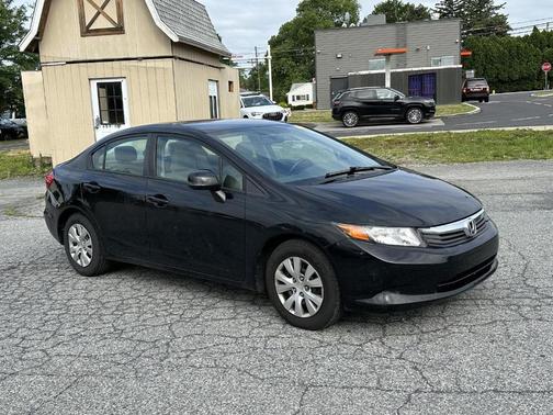 Crystal Black Pearl 2012 Honda Civic LX