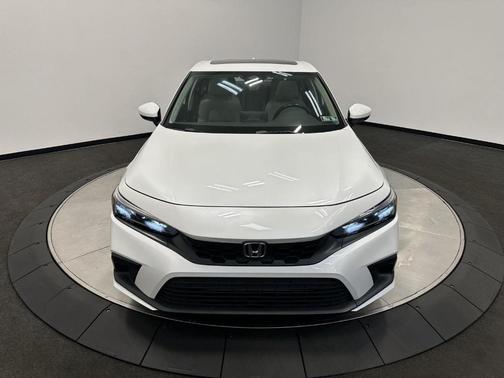 Platinum White Pearl 2024 Honda Civic EX-L