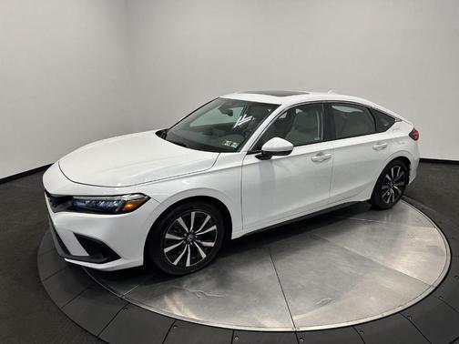 Platinum White Pearl 2024 Honda Civic EX-L