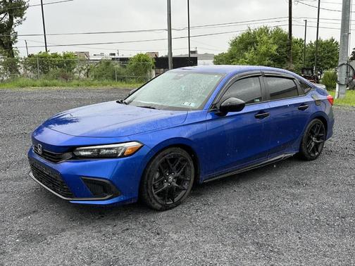 Aegean Blue Metallic 2024 Honda Civic Sport