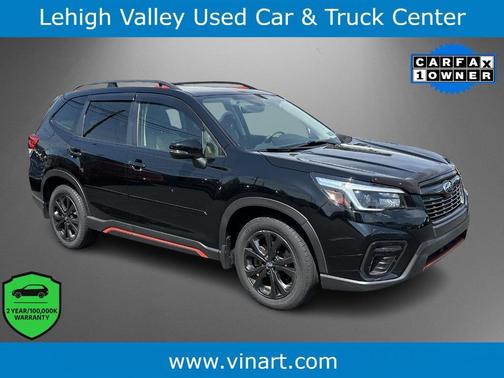 Crystal Black Silica 2021 Subaru Forester Sport