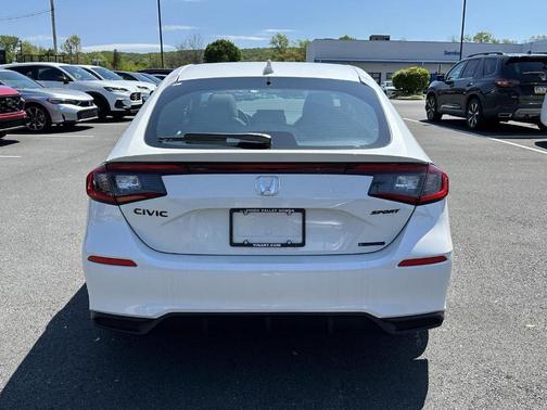 Platinum White Pearl 2026 Honda Civic Hybrid Sport