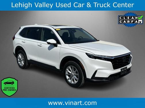 Platinum White Pearl 2024 Honda CR-V EX