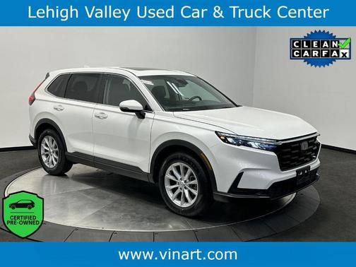 Platinum White Pearl 2024 Honda CR-V EX