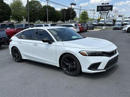 Platinum White Pearl 2024 Honda Civic Sport