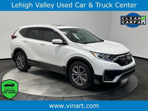 Platinum White Pearl 2022 Honda CR-V EX