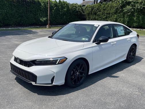 Platinum White Pearl 2026 Honda Civic Sport