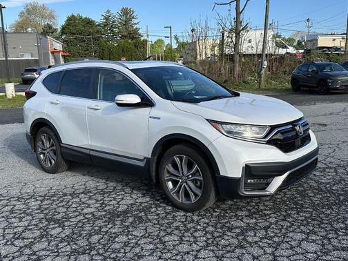 Platinum White Pearl 2022 Honda CR-V Hybrid Touring