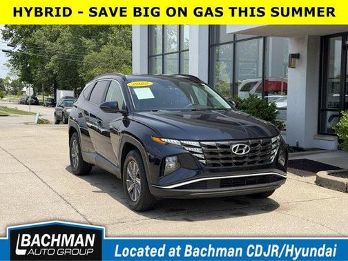 Deep Sea 2022 Hyundai TUCSON Hybrid Blue