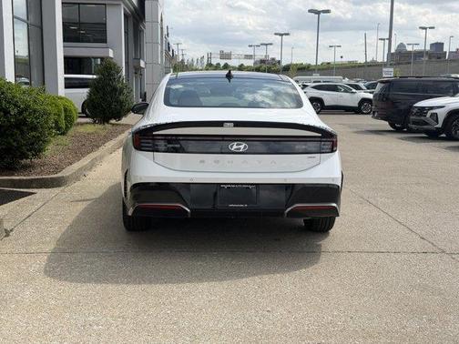 White 2026 Hyundai SONATA Hybrid Limited