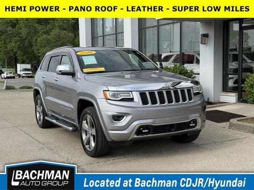 Billet Silver Metallic Clearcoat 2016 Jeep Grand Cherokee Overland
