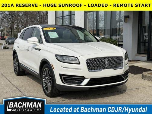 Pristine White 2020 Lincoln Nautilus Reserve