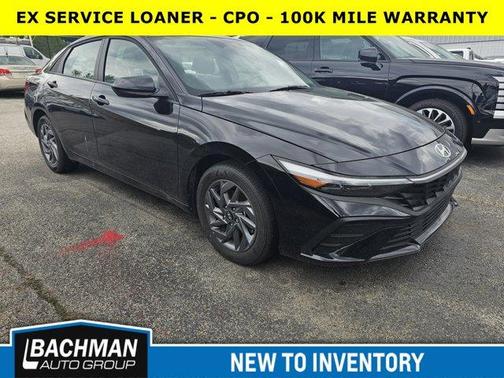 Black 2025 Hyundai ELANTRA HEV Blue