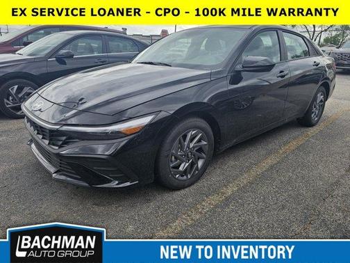 Black 2025 Hyundai ELANTRA HEV Blue