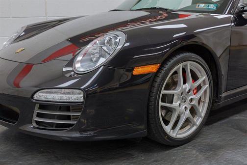 Basalt Black Metallic 2011 Porsche 911 Carrera 4S Cabriolet