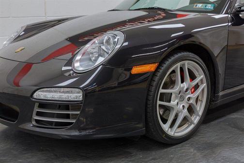 Basalt Black Metallic 2011 Porsche 911 Carrera 4S Cabriolet