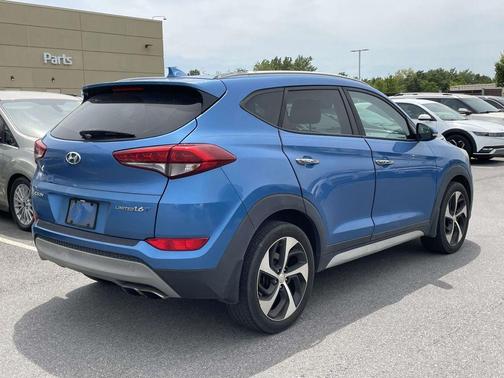 Caribbean Blue 2017 Hyundai TUCSON Limited