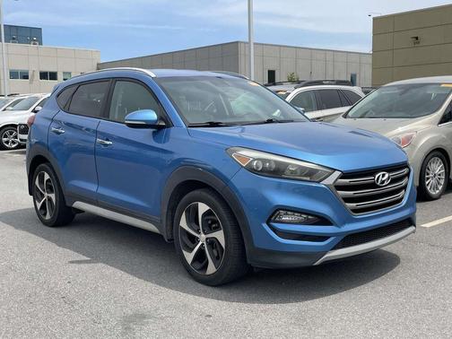 Caribbean Blue 2017 Hyundai TUCSON Limited