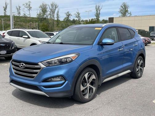 Caribbean Blue 2017 Hyundai TUCSON Limited