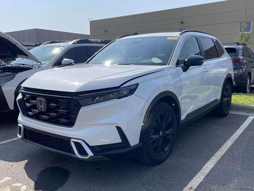 Platinum White Pearl 2023 Honda CR-V Hybrid Sport Touring