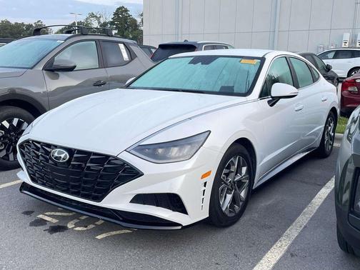 Quartz White 2021 Hyundai SONATA SEL
