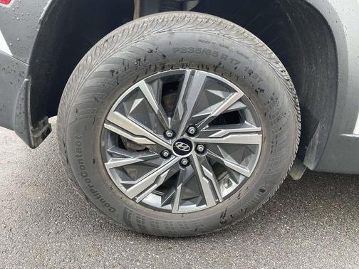 Quartz White 2022 Hyundai TUCSON Hybrid Blue