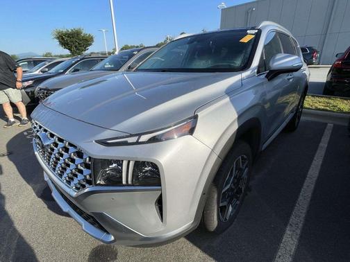 Shimmering Silver 2022 Hyundai SANTA FE HEV Limited