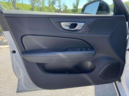 Crystal White Metallic 2024 Volvo S60 B5 Core Dark Theme