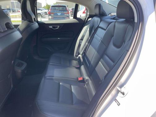 Crystal White Metallic 2024 Volvo S60 B5 Core Dark Theme
