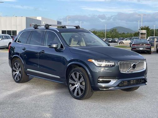 Denim Blue Metallic 2023 Volvo XC90 Recharge Plug-In Hybrid T8 Plus Bright Theme 7-Seater
