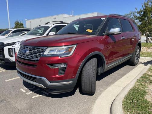 Ruby Red Metallic Tinted Clearcoat 2018 Ford Explorer Platinum