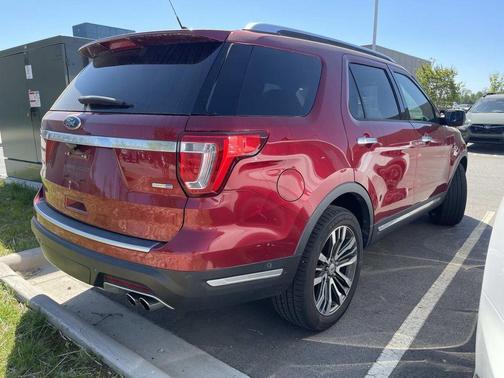 Ruby Red Metallic Tinted Clearcoat 2018 Ford Explorer Platinum