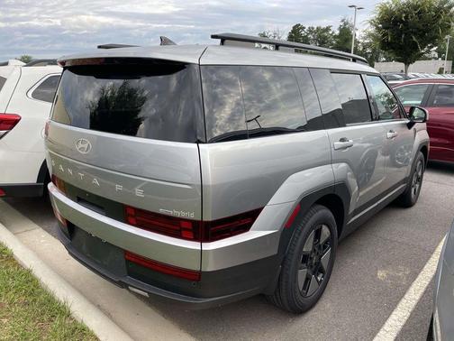 Shimmering Silver 2026 Hyundai SANTA FE HEV SEL