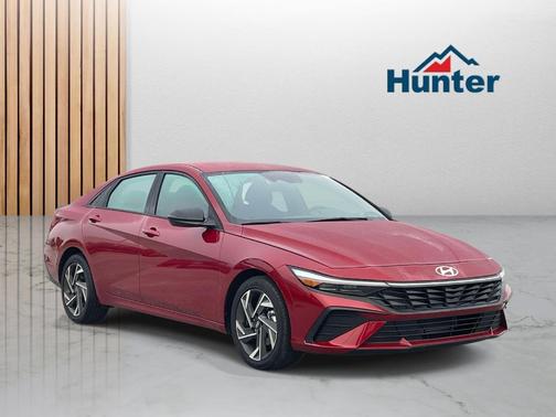 Red 2025 Hyundai ELANTRA SEL Sport