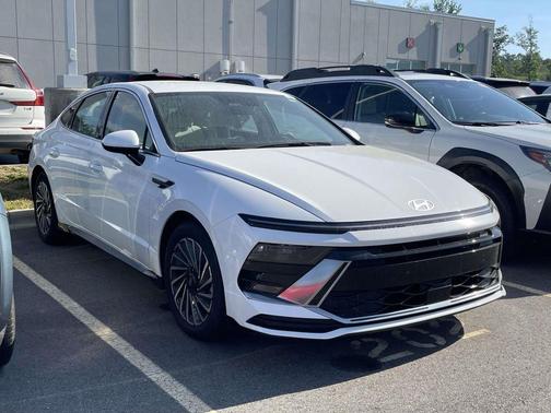 White 2024 Hyundai SONATA Hybrid SEL