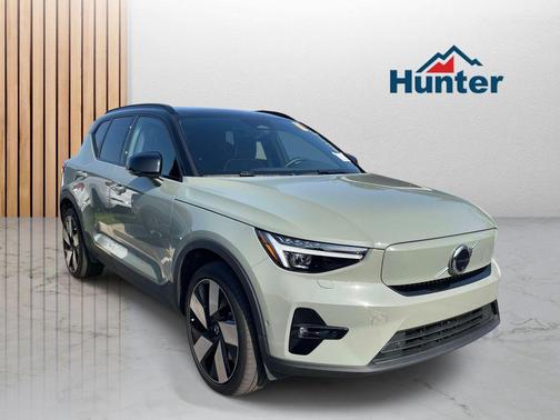 Sage Green Metallic 2023 Volvo XC40 Recharge Pure Electric Twin Ultimate