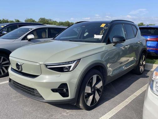 Sage Green Metallic 2023 Volvo XC40 Recharge Pure Electric Twin Ultimate