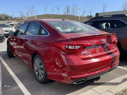Scarlet Red 2017 Hyundai SONATA Sport