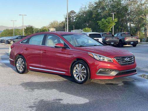 Scarlet Red 2017 Hyundai SONATA Sport