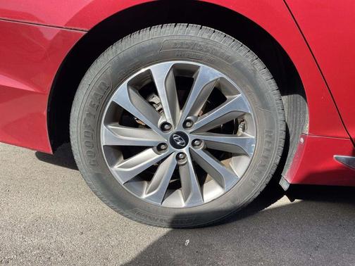 Scarlet Red 2017 Hyundai SONATA Sport