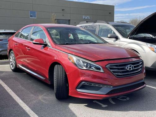Scarlet Red 2017 Hyundai SONATA Sport