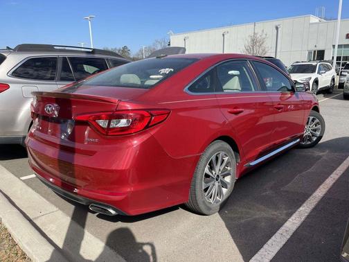 Scarlet Red 2017 Hyundai SONATA Sport