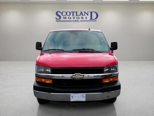 RED 2024 Chevrolet Express 2500 LT