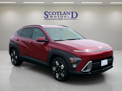 Ultimate Red Metallic 2025 Hyundai KONA SEL