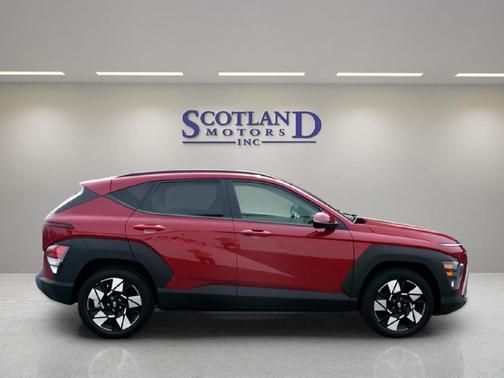 Ultimate Red Metallic 2025 Hyundai KONA SEL