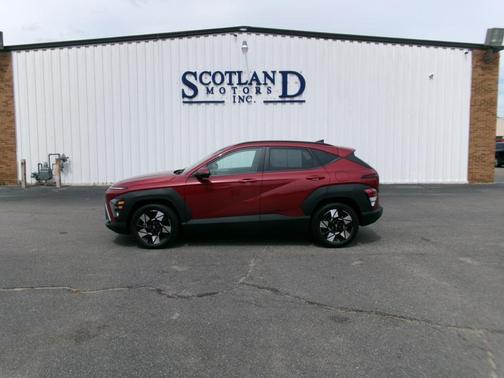 Ultimate Red Metallic 2025 Hyundai KONA SEL