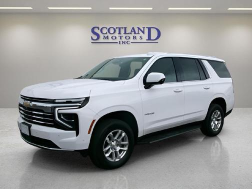 Summit White 2025 Chevrolet Tahoe LT